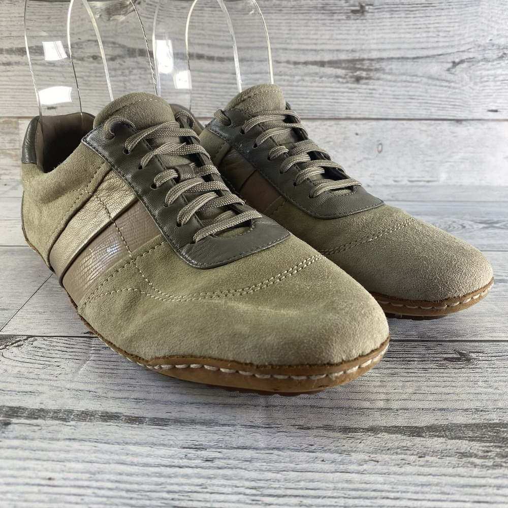 Cole‎ Haan Sneakers Womens 8 B Tan Multi Leather Lace Up HB D26770 Casual Nice